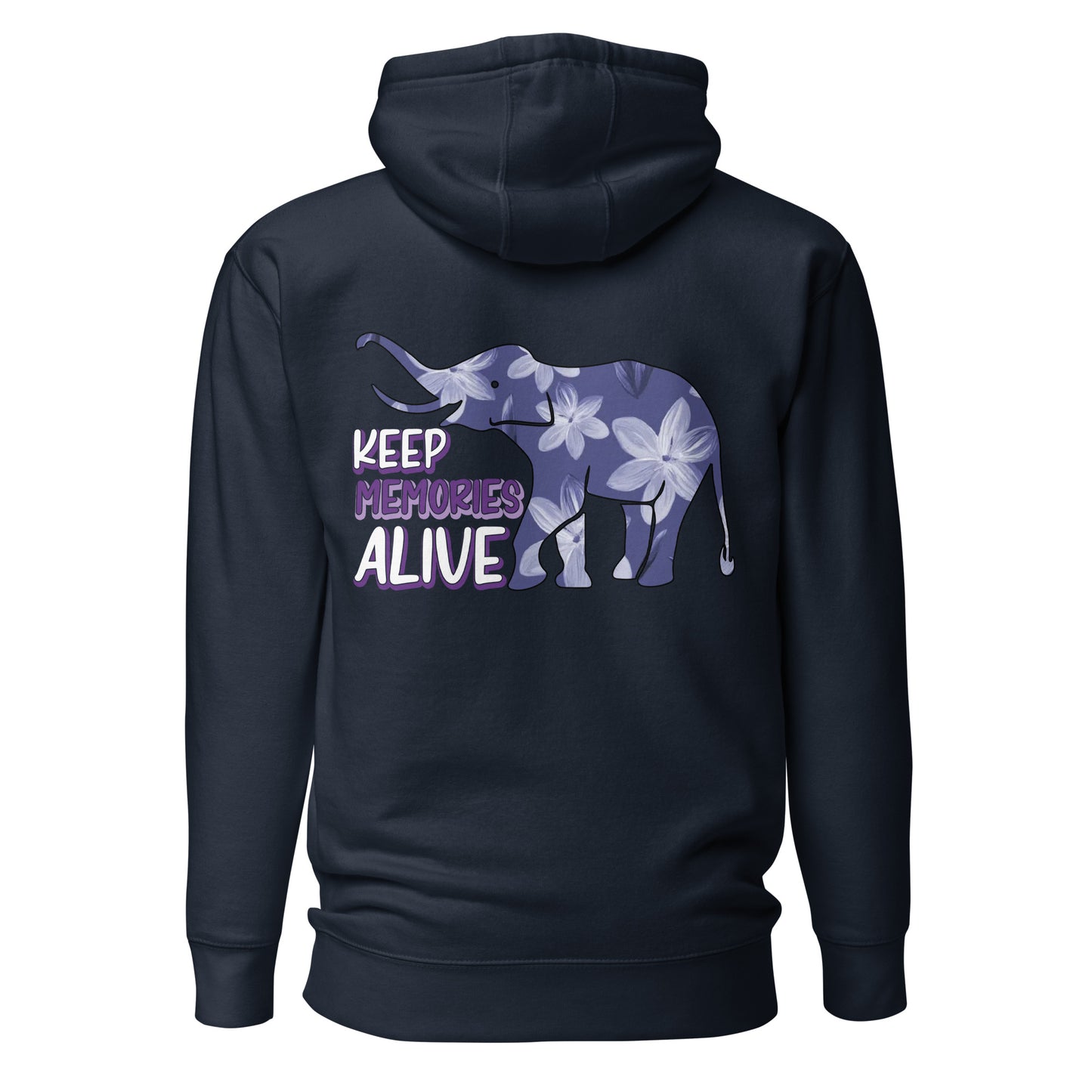 Alzheimer's Awareness Quality Cotton Heritage Adult Hoodie