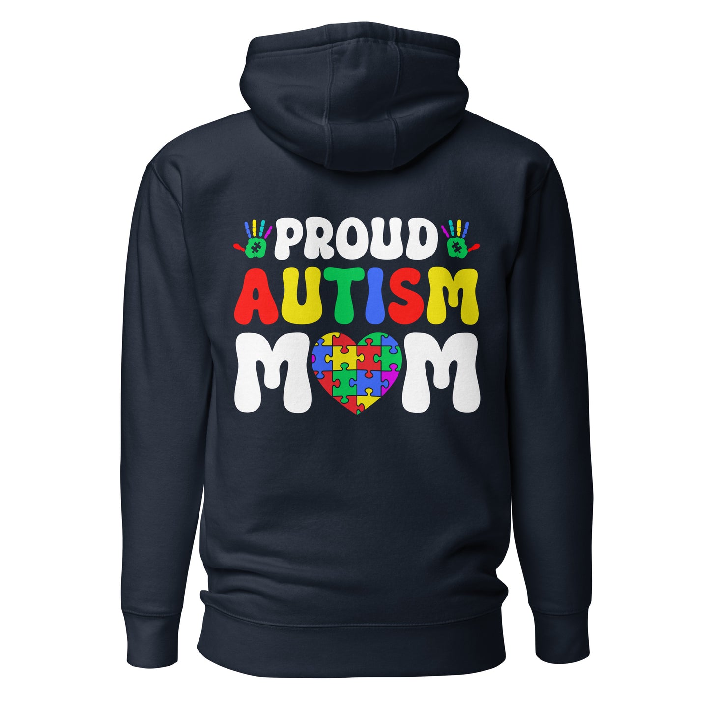 Autism Acceptance Together Quality Cotton Heritage Adult Hoodie