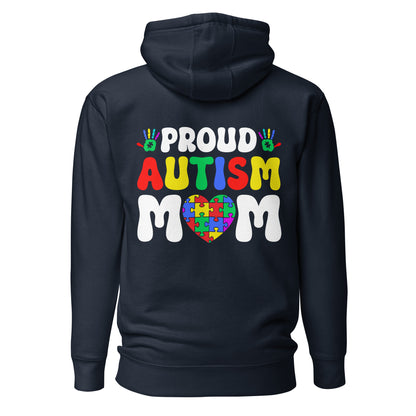 Autism Acceptance Together Quality Cotton Heritage Adult Hoodie