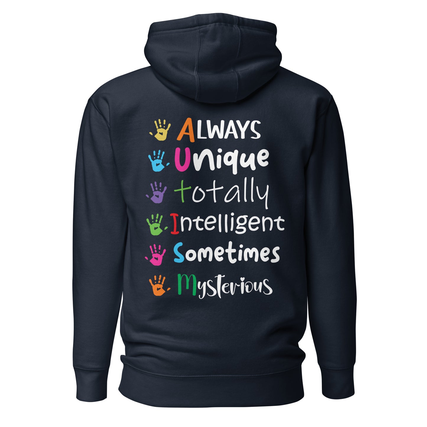 Autism Acceptance Together Quality Cotton Heritage Adult Hoodie