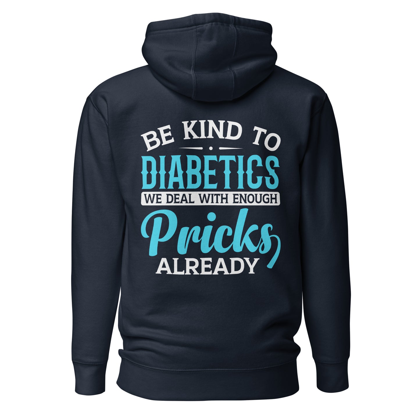 Diabetes Awareness Quality Cotton Heritage Adult Hoodie