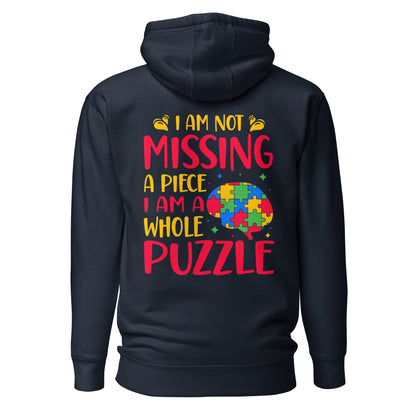 Autism Acceptance Together Quality Cotton Heritage Adult Hoodie