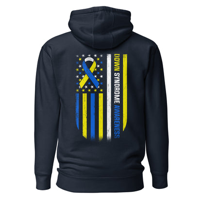 Down Syndrome Awareness Quality Cotton Heritage Adult Hoodie