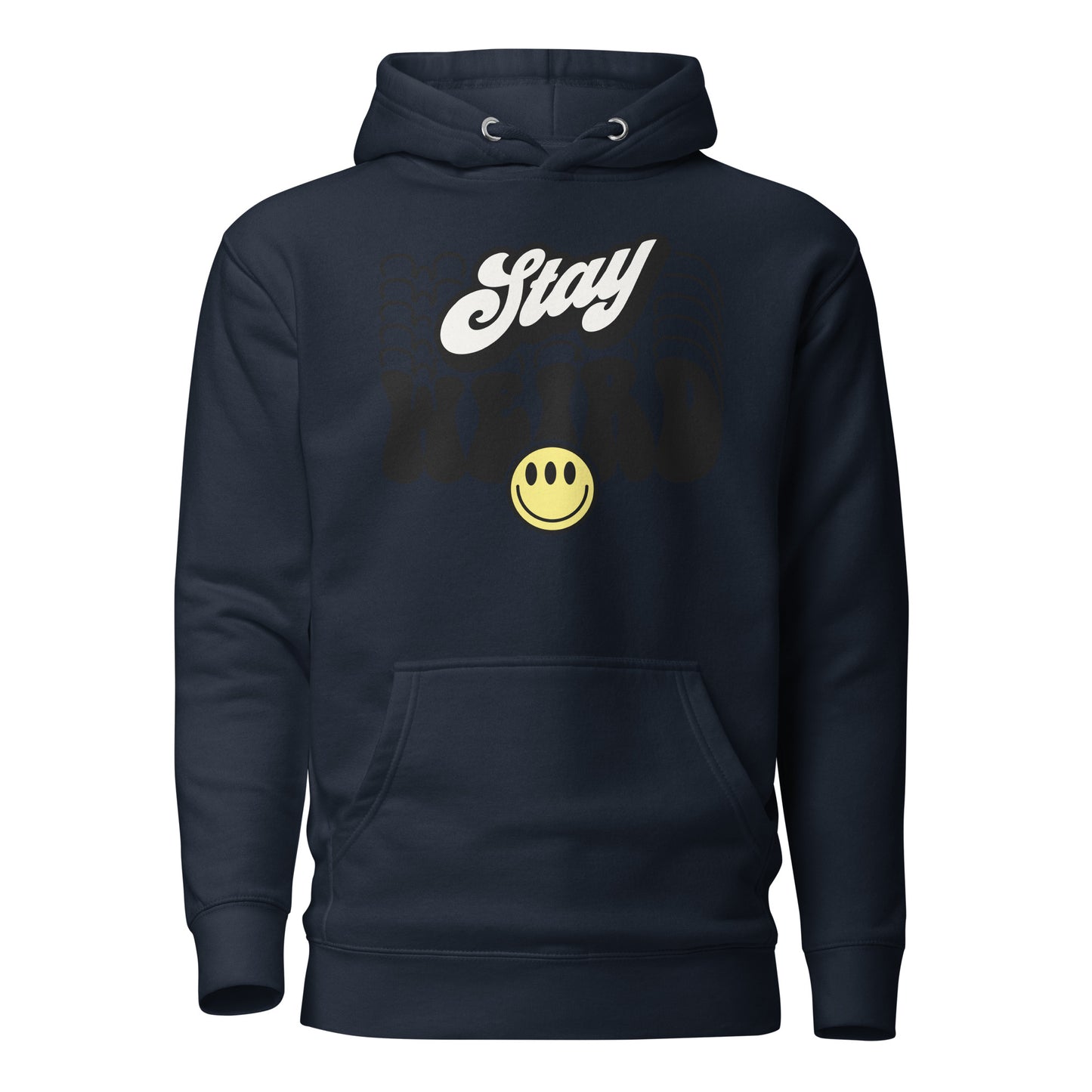 Stay Weird Funny Cotton Heritage Adult Hoodie