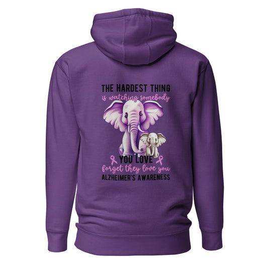 Alzheimer's Awareness Quality Cotton Heritage Adult Hoodie