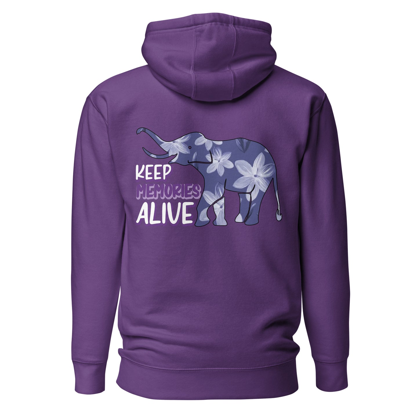 Alzheimer's Awareness Quality Cotton Heritage Adult Hoodie