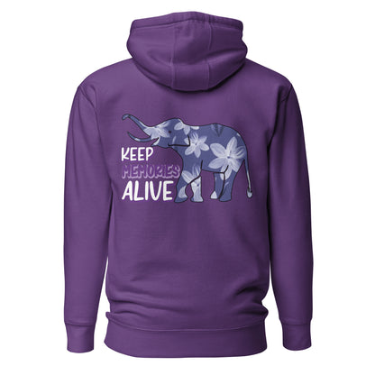 Alzheimer's Awareness Quality Cotton Heritage Adult Hoodie