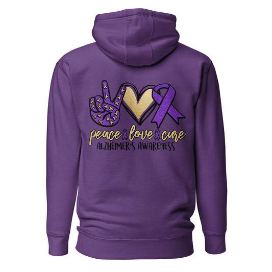 Alzheimer's Awareness Quality Cotton Heritage Adult Hoodie