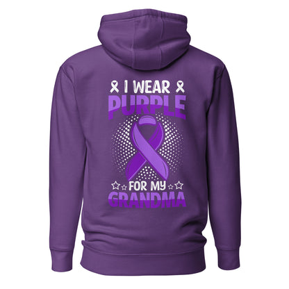 Alzheimer's Awareness Quality Cotton Heritage Adult Hoodie