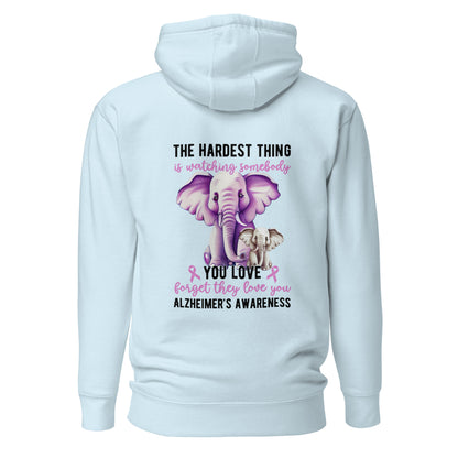 Alzheimer's Awareness Quality Cotton Heritage Adult Hoodie