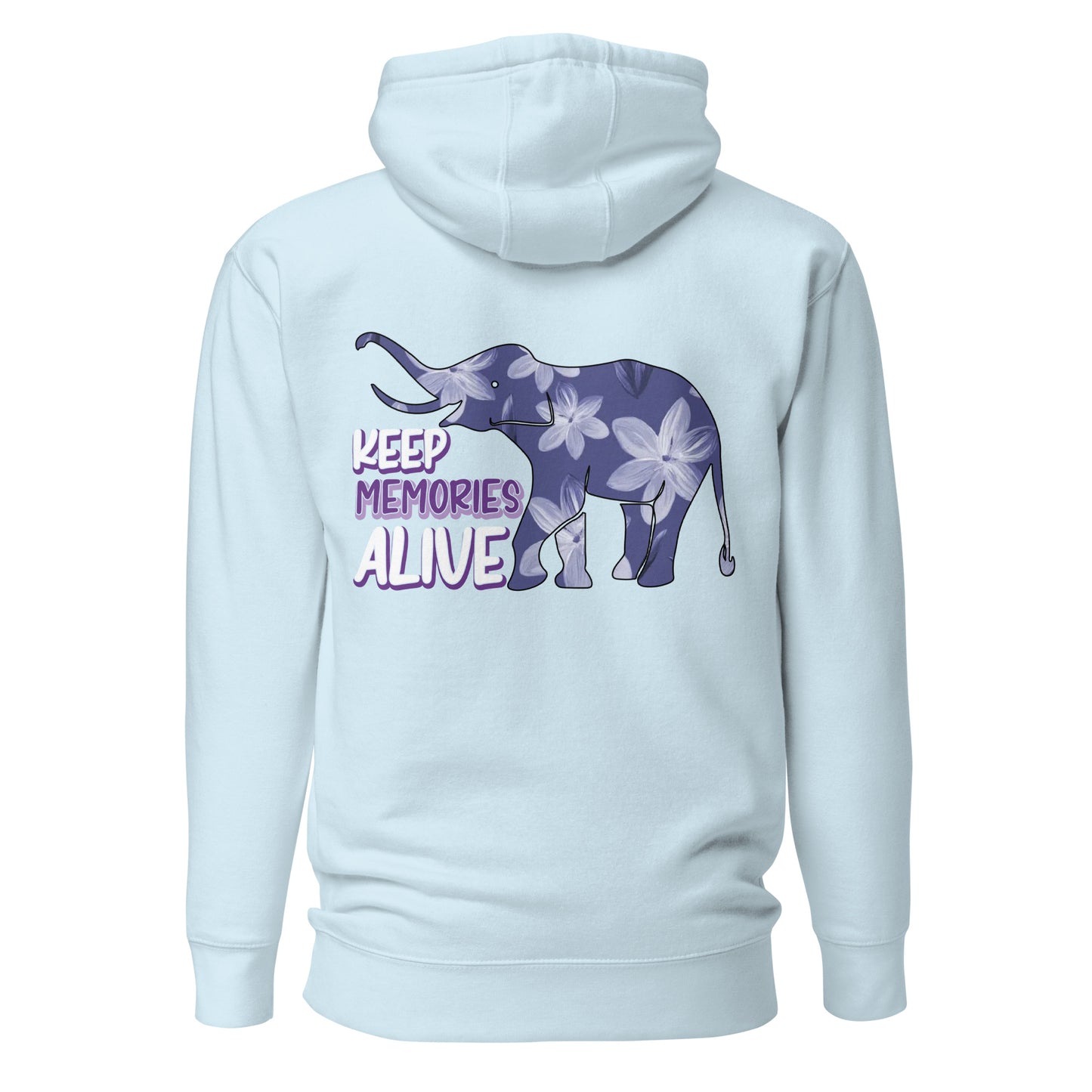 Alzheimer's Awareness Quality Cotton Heritage Adult Hoodie