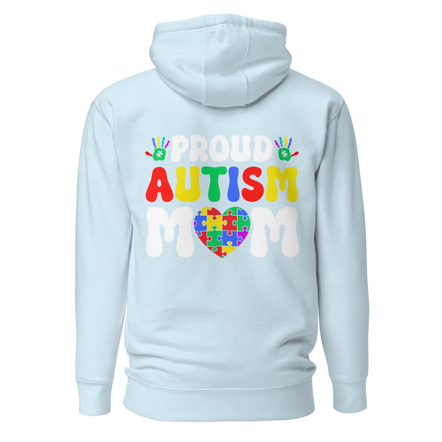 Autism Acceptance Together Quality Cotton Heritage Adult Hoodie