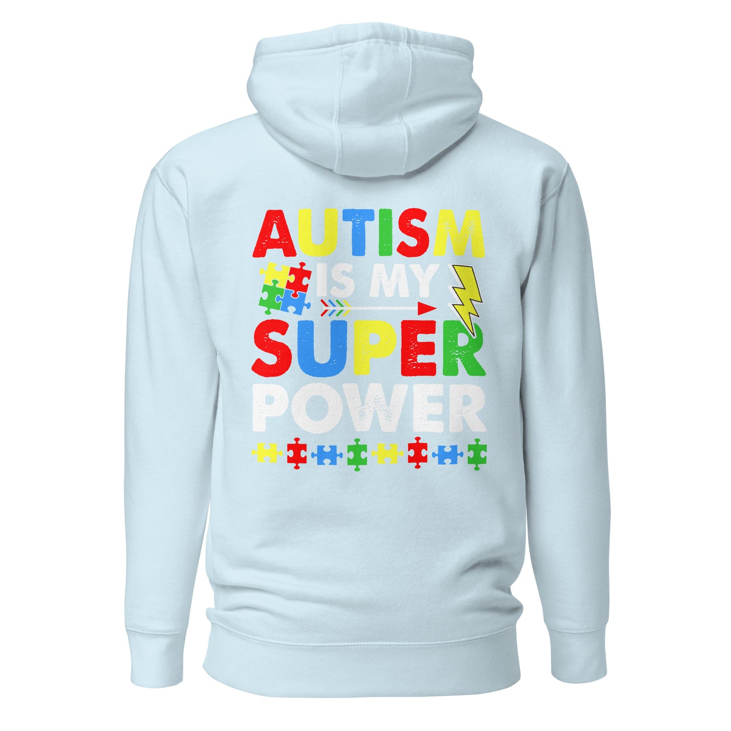 Autism Acceptance Together Quality Cotton Heritage Adult Hoodie