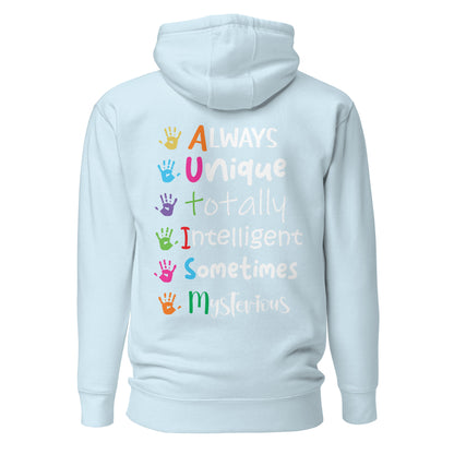 Autism Acceptance Together Quality Cotton Heritage Adult Hoodie