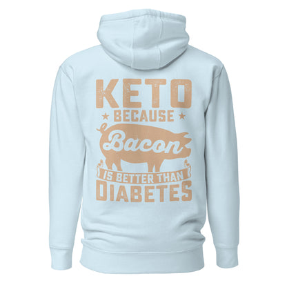 Diabetes Awareness Quality Cotton Heritage Adult Hoodie