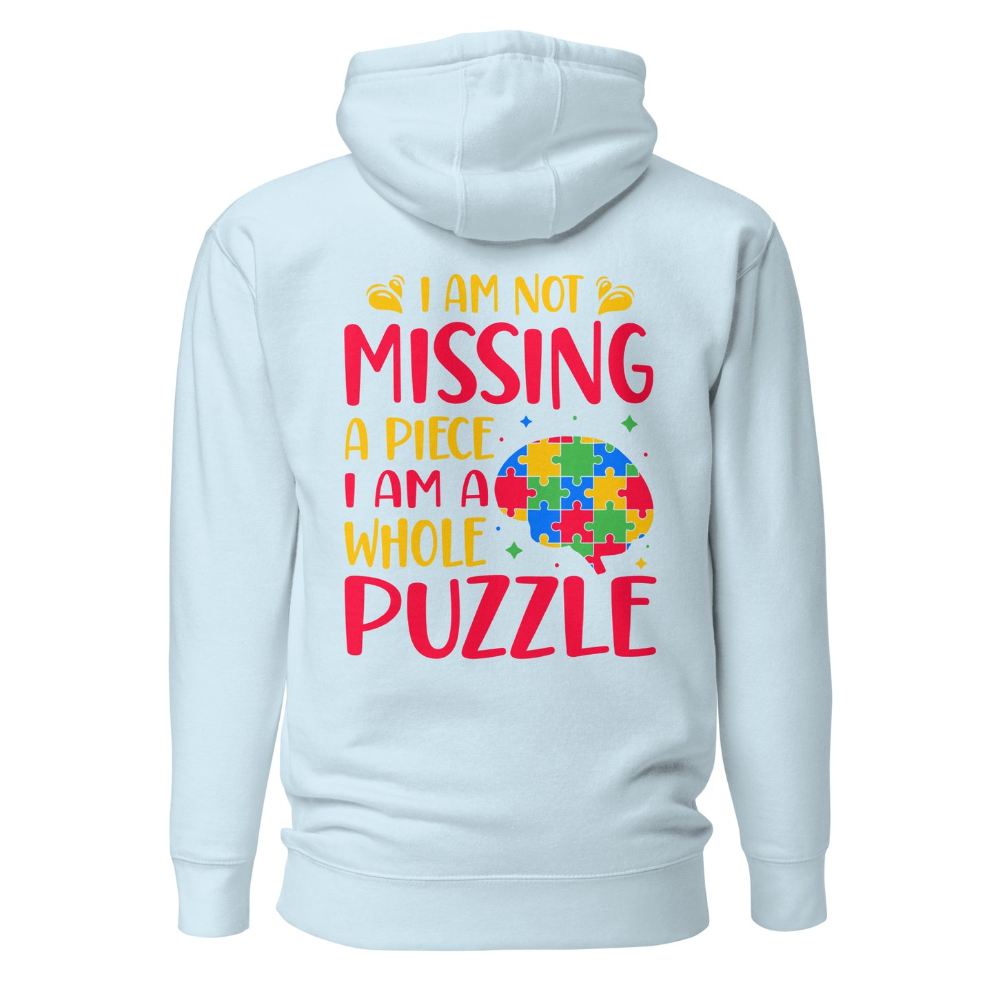 Autism Acceptance Together Quality Cotton Heritage Adult Hoodie