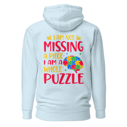 Autism Acceptance Together Quality Cotton Heritage Adult Hoodie