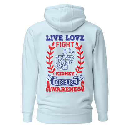 Kidney Awareness Quality Cotton Heritage Adult Hoodie