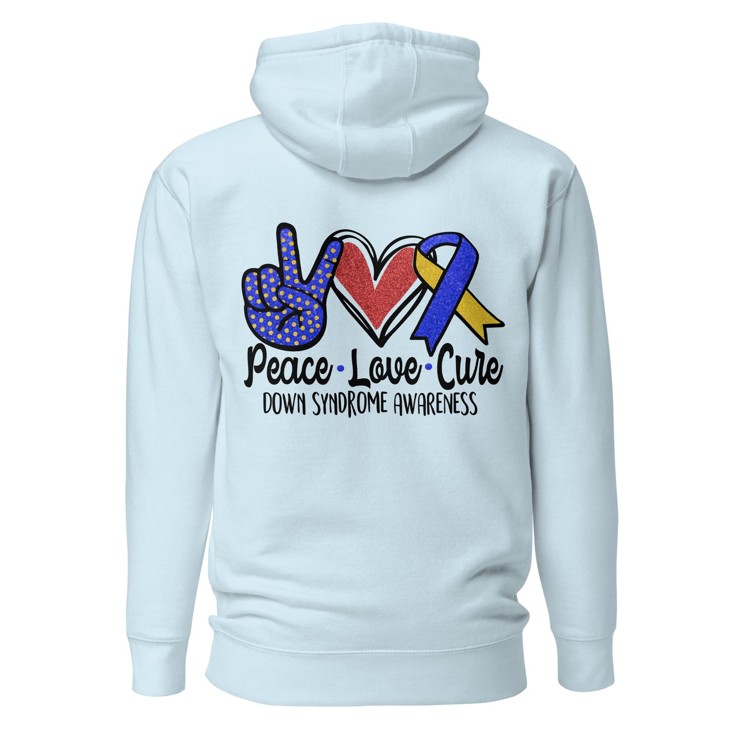 Down Syndrome Awareness Quality Cotton Heritage Adult Hoodie