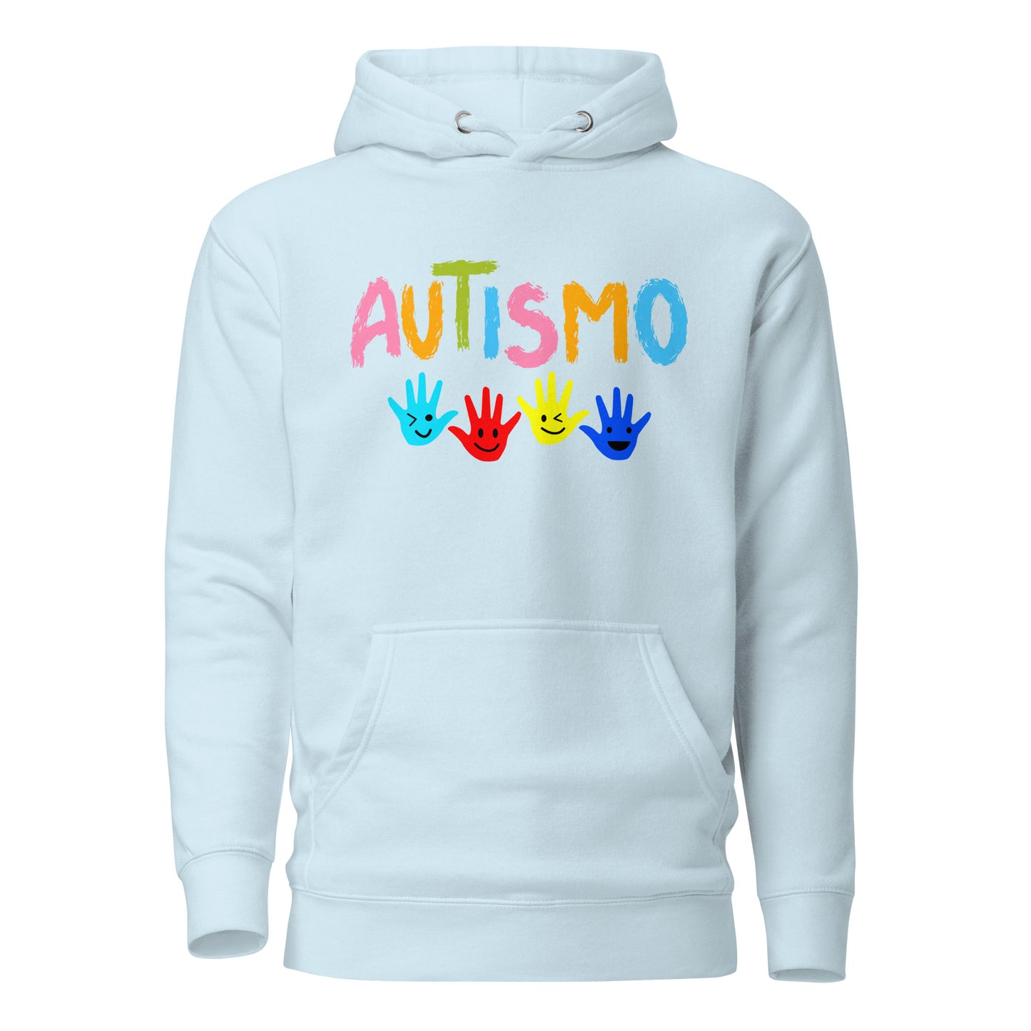 Autism Acceptance Together Quality Cotton Heritage Adult Hoodie