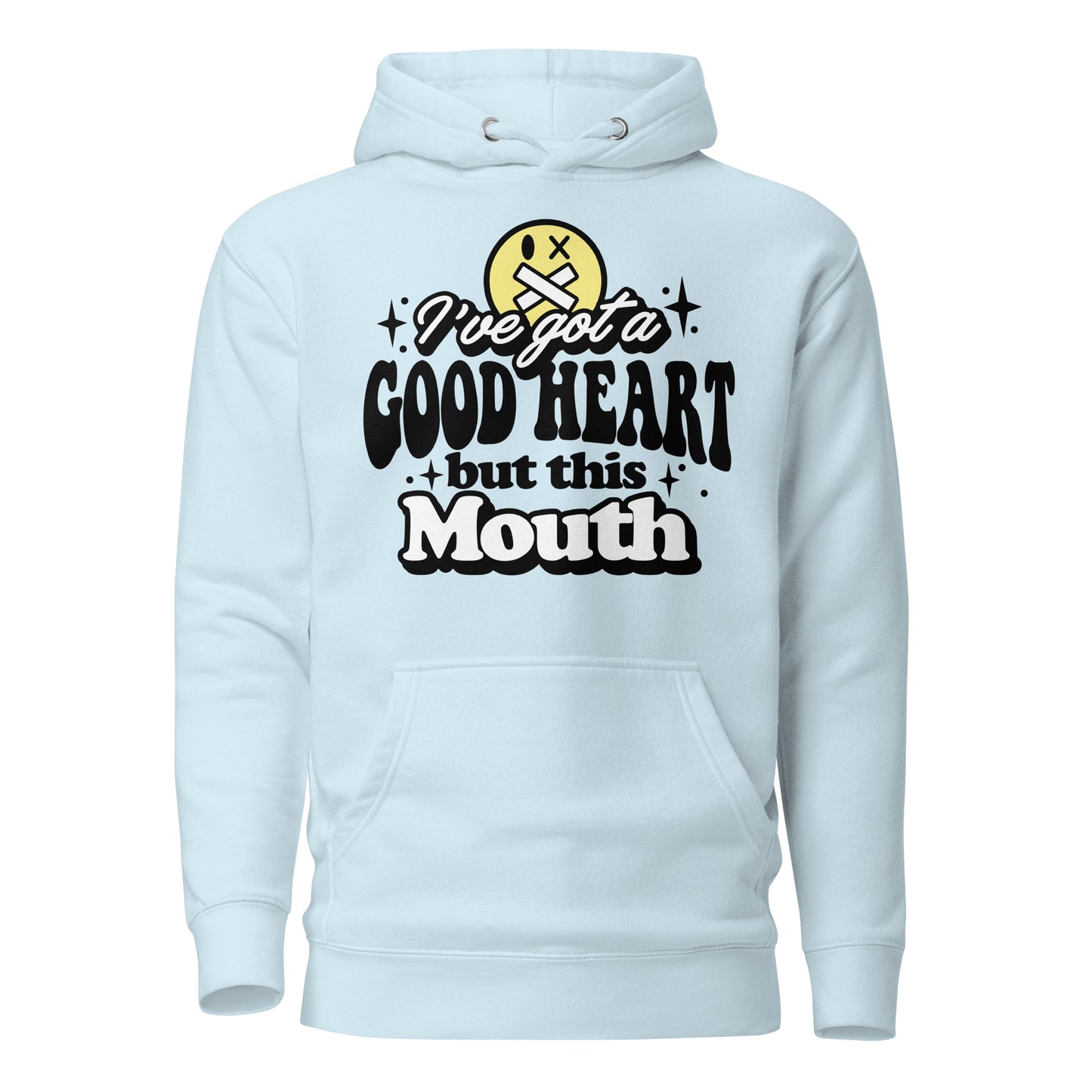 I've Got a Good Heart but This Mouth Cotton Heritage Adult Hoodie