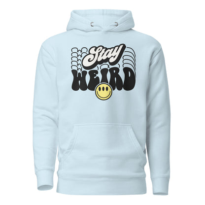 Stay Weird Funny Cotton Heritage Adult Hoodie