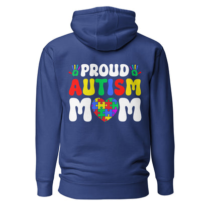 Autism Acceptance Together Quality Cotton Heritage Adult Hoodie