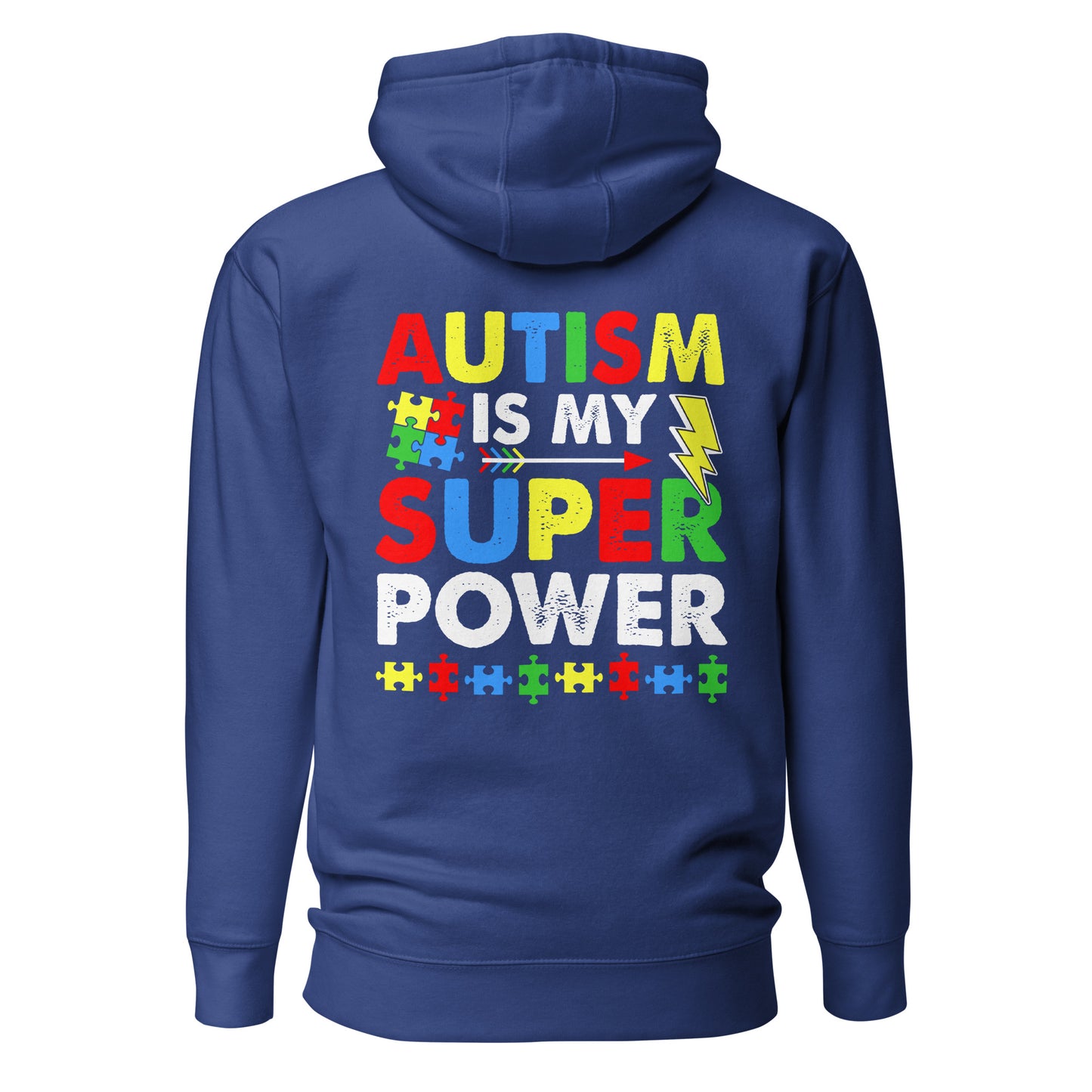 Autism Acceptance Together Quality Cotton Heritage Adult Hoodie