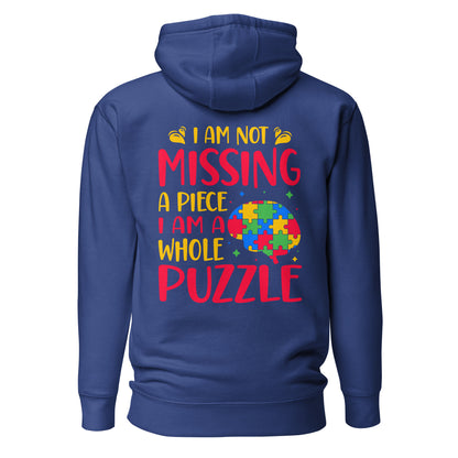 Autism Acceptance Together Quality Cotton Heritage Adult Hoodie