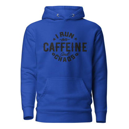 I Run on Caffeine and Chaos Cotton Heritage Unisex Hoodie