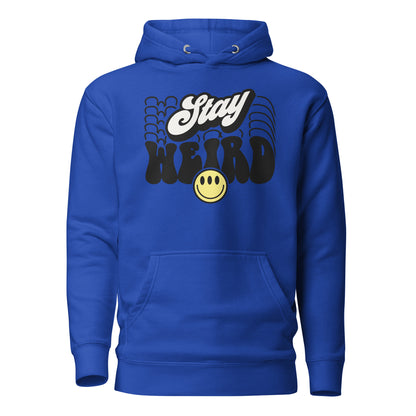 Stay Weird Funny Cotton Heritage Adult Hoodie