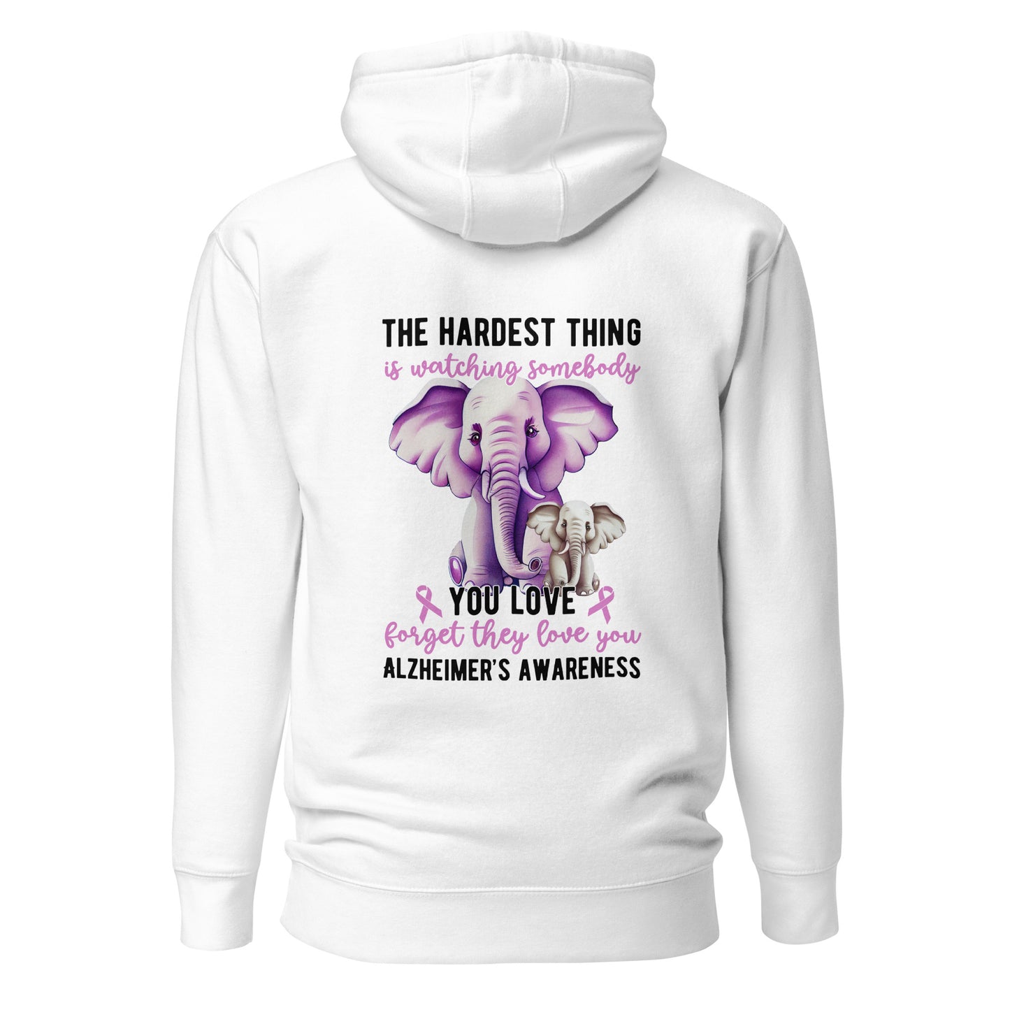 Alzheimer's Awareness Quality Cotton Heritage Adult Hoodie