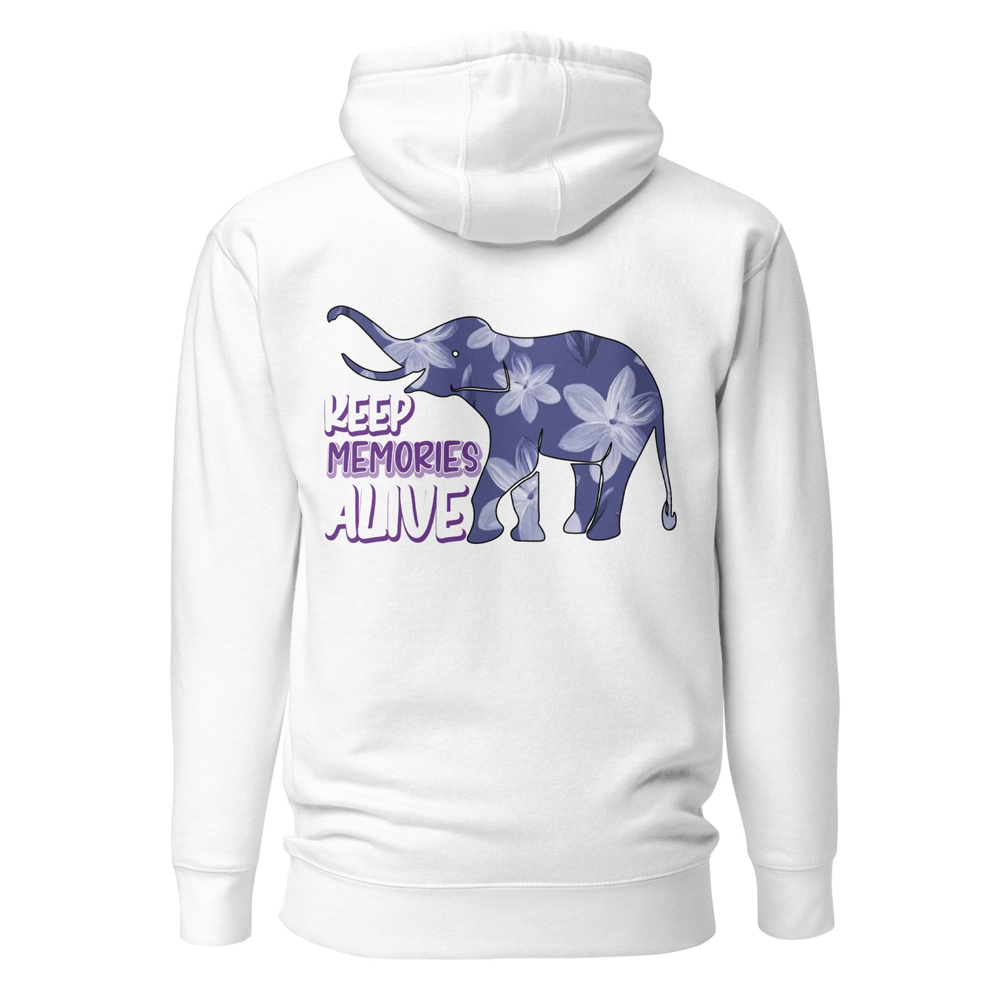 Alzheimer's Awareness Quality Cotton Heritage Adult Hoodie