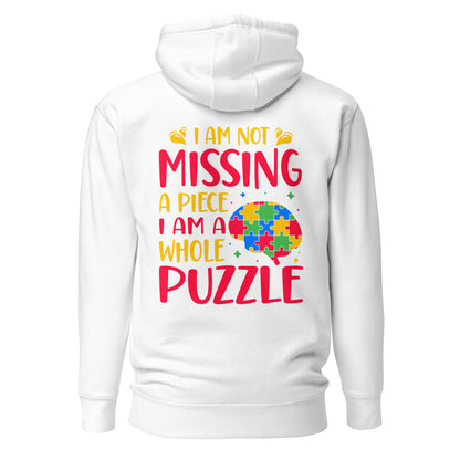 Autism Acceptance Together Quality Cotton Heritage Adult Hoodie