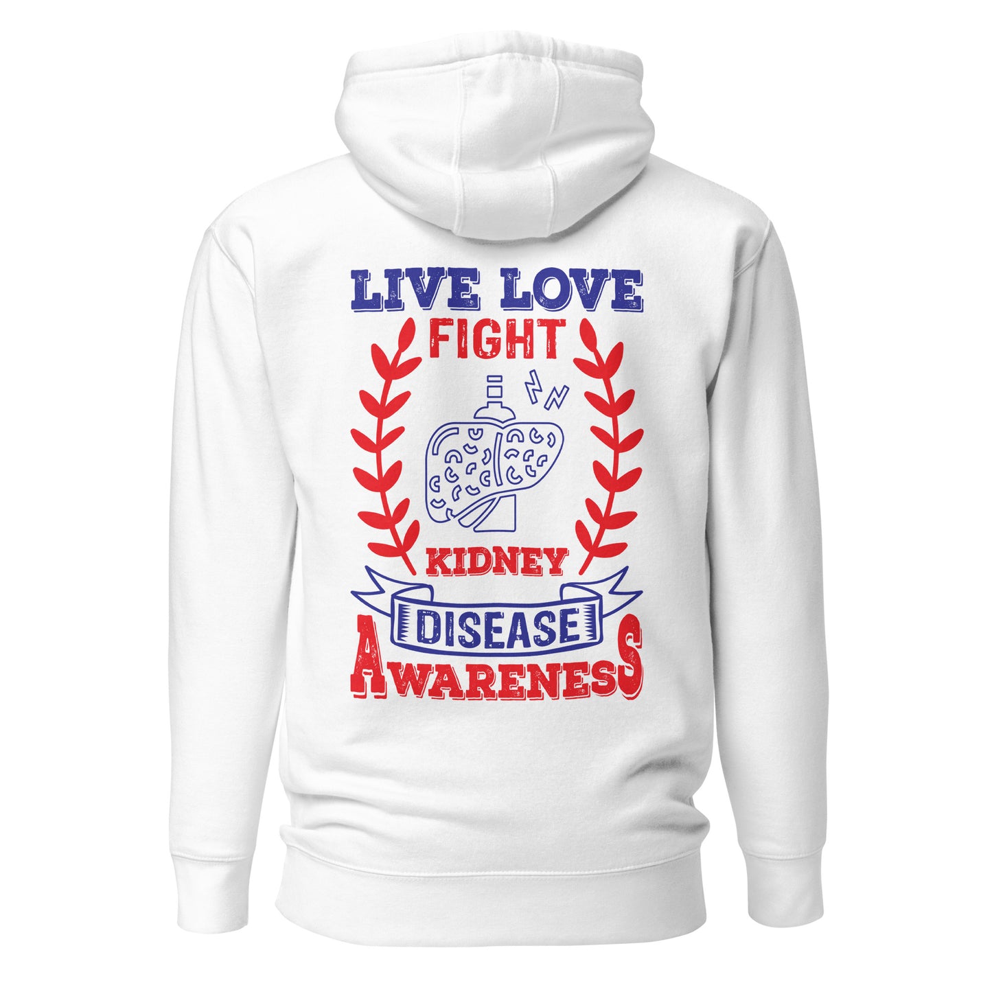 Kidney Awareness Quality Cotton Heritage Adult Hoodie