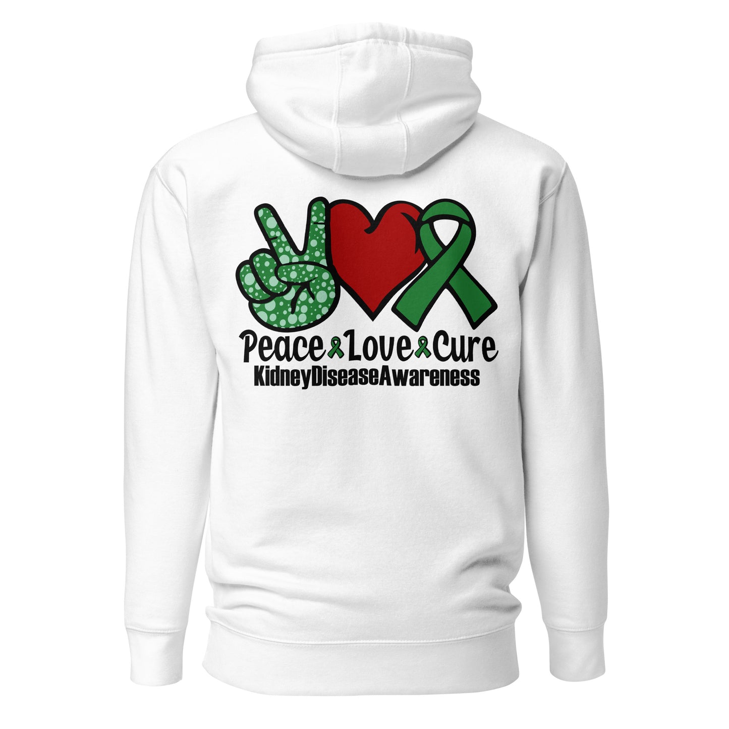 Kidney Awareness Quality Cotton Heritage Adult Hoodie