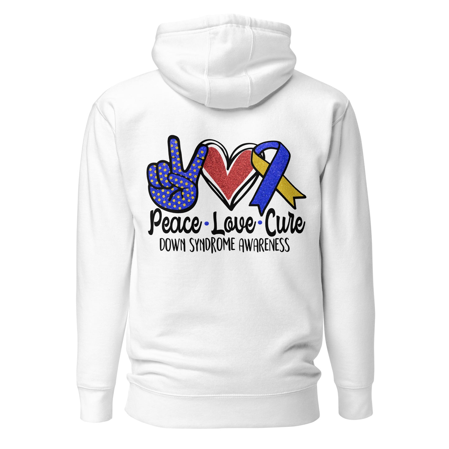 Down Syndrome Awareness Quality Cotton Heritage Adult Hoodie