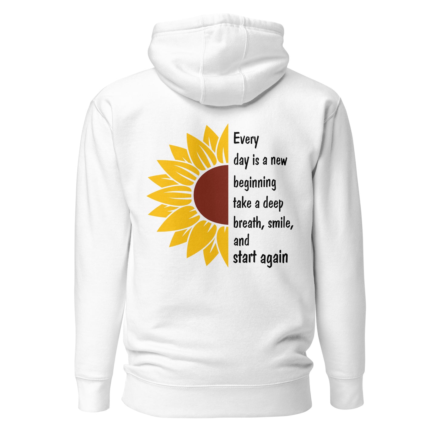 Every Day is a New Beginning Quality Cotton Heritage Adult Hoodie