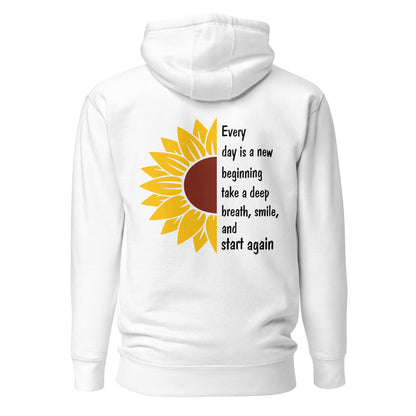 Every Day is a New Beginning Quality Cotton Heritage Adult Hoodie