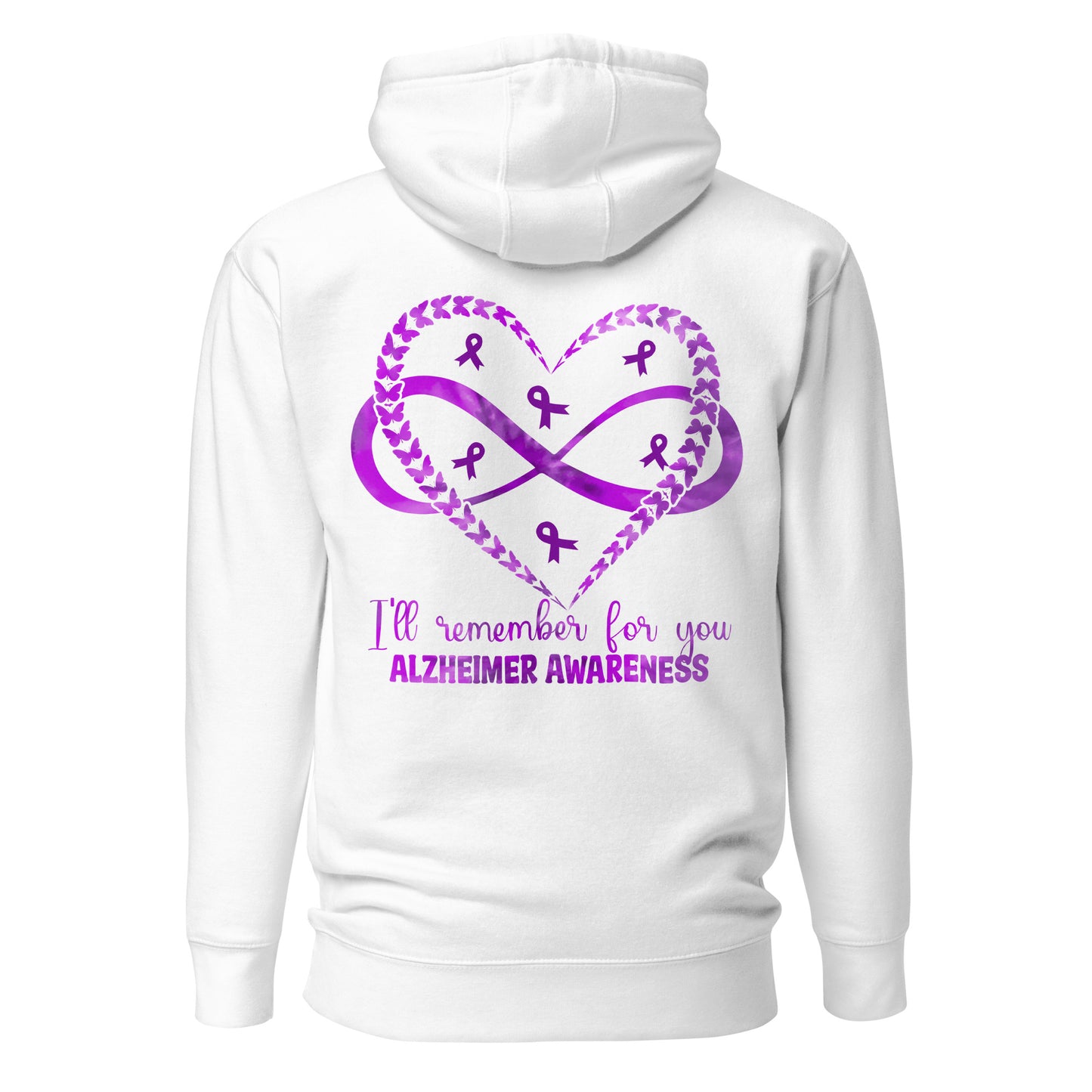 Alzheimer's Awareness Quality Cotton Heritage Adult Hoodie