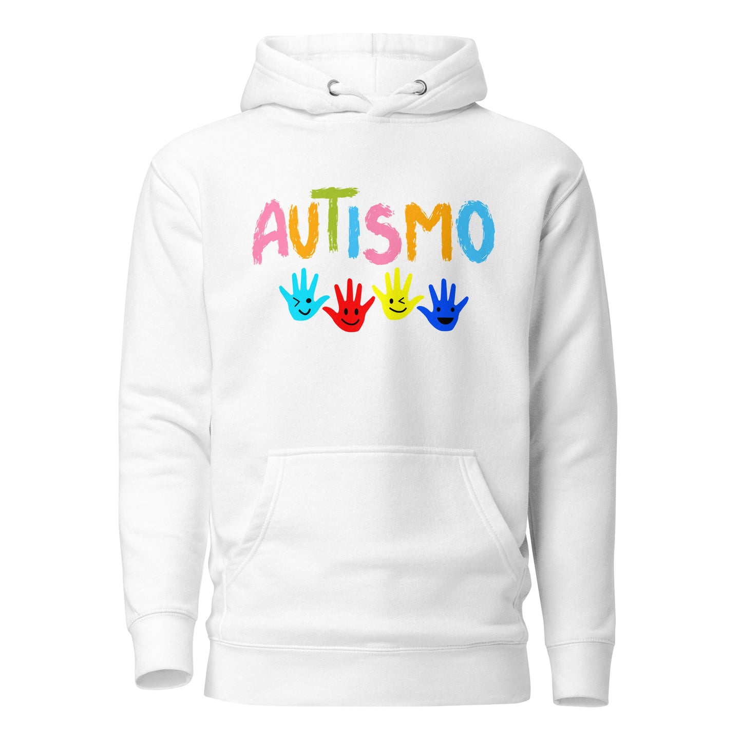 Autism Acceptance Together Quality Cotton Heritage Adult Hoodie