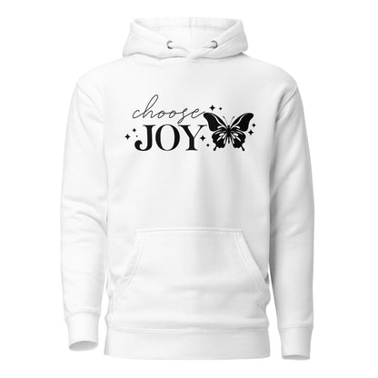 Choose Joy Butterfly Quality Cotton Heritage Adult Hoodie