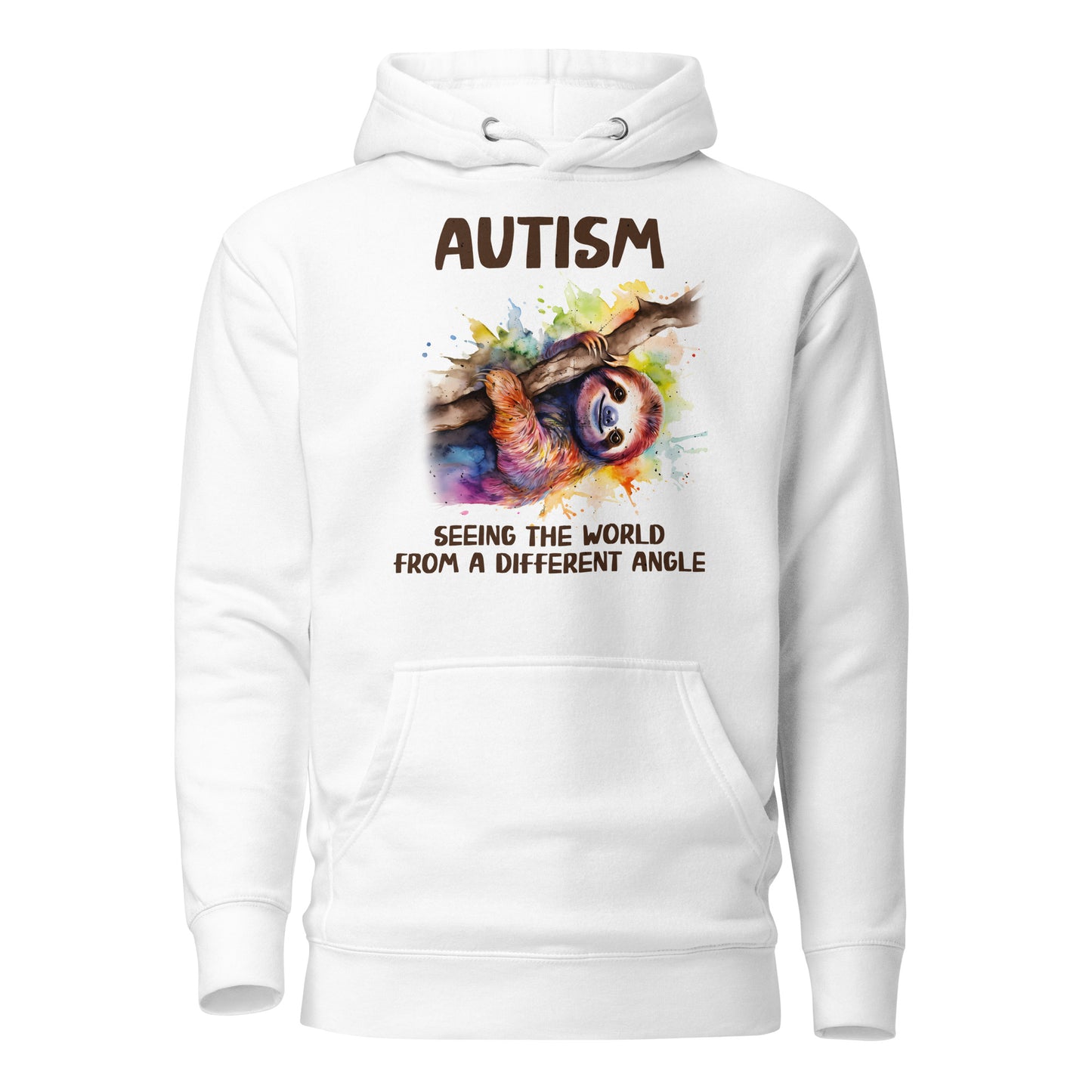 Autism Acceptance Together Quality Cotton Heritage Adult Hoodie