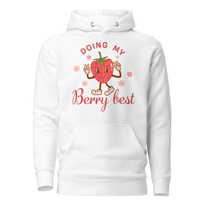 Doing My Berry Best Quality Cotton Heritage Adult Hoodie