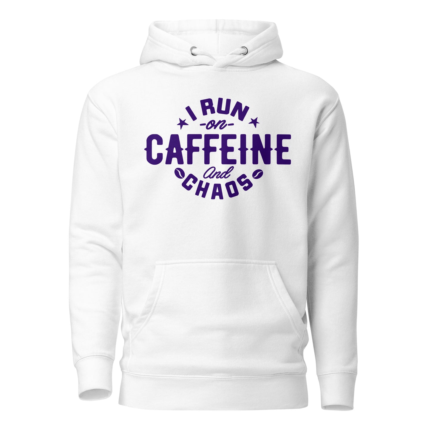 I Run on Caffeine and Chaos Cotton Heritage Unisex Hoodie