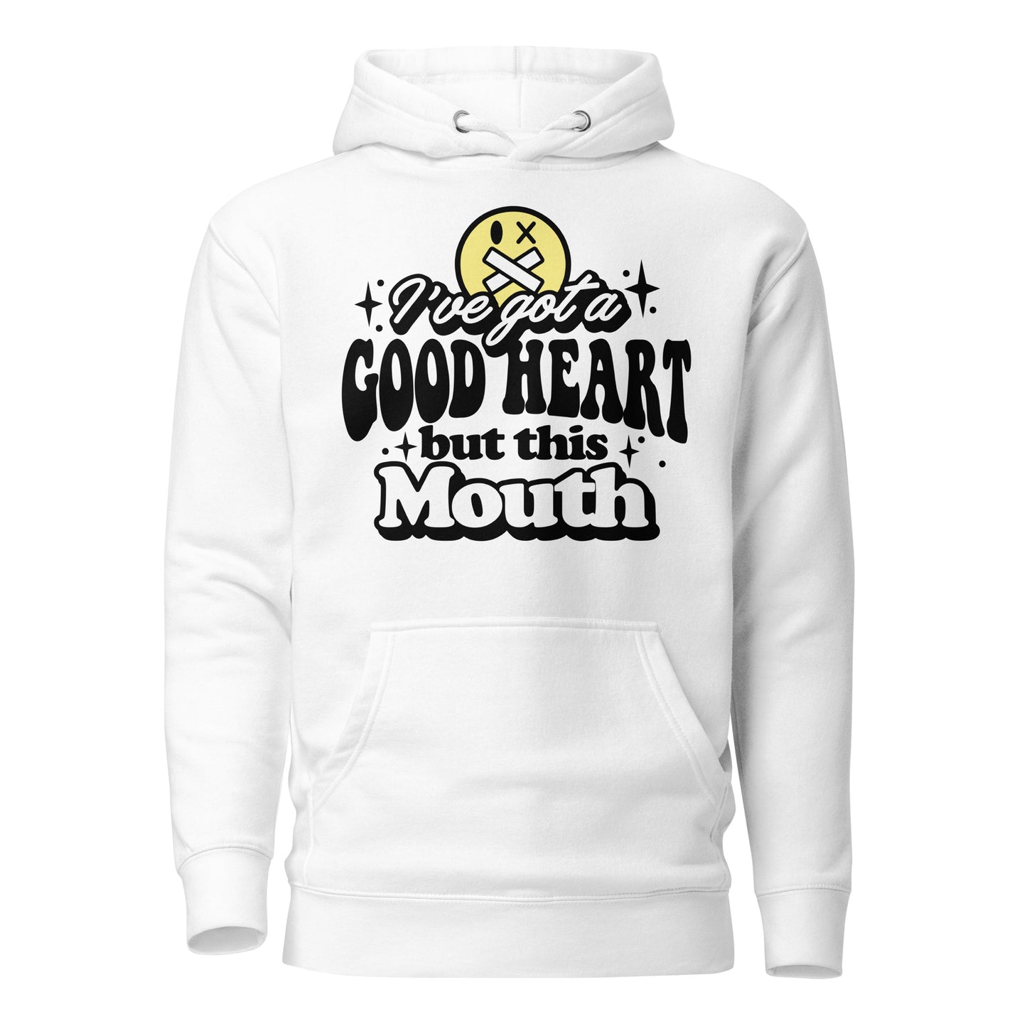 I've Got a Good Heart but This Mouth Cotton Heritage Adult Hoodie