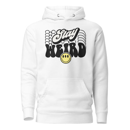 Stay Weird Funny Cotton Heritage Adult Hoodie