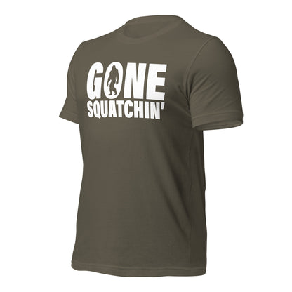 Gone Squtchin' Bigfoot Bella Canvas Adult T-Shirt