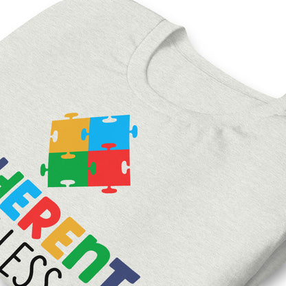 Different Not Less Autism Acceptance Quality Cotton Bella Canvas Adult T-shirt