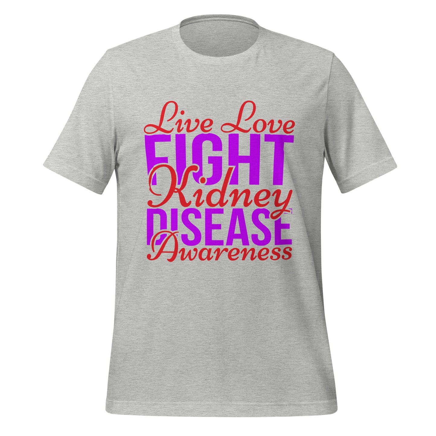 Kidney Awareness Quality Cotton Bella Canvas Adult T-Shirt